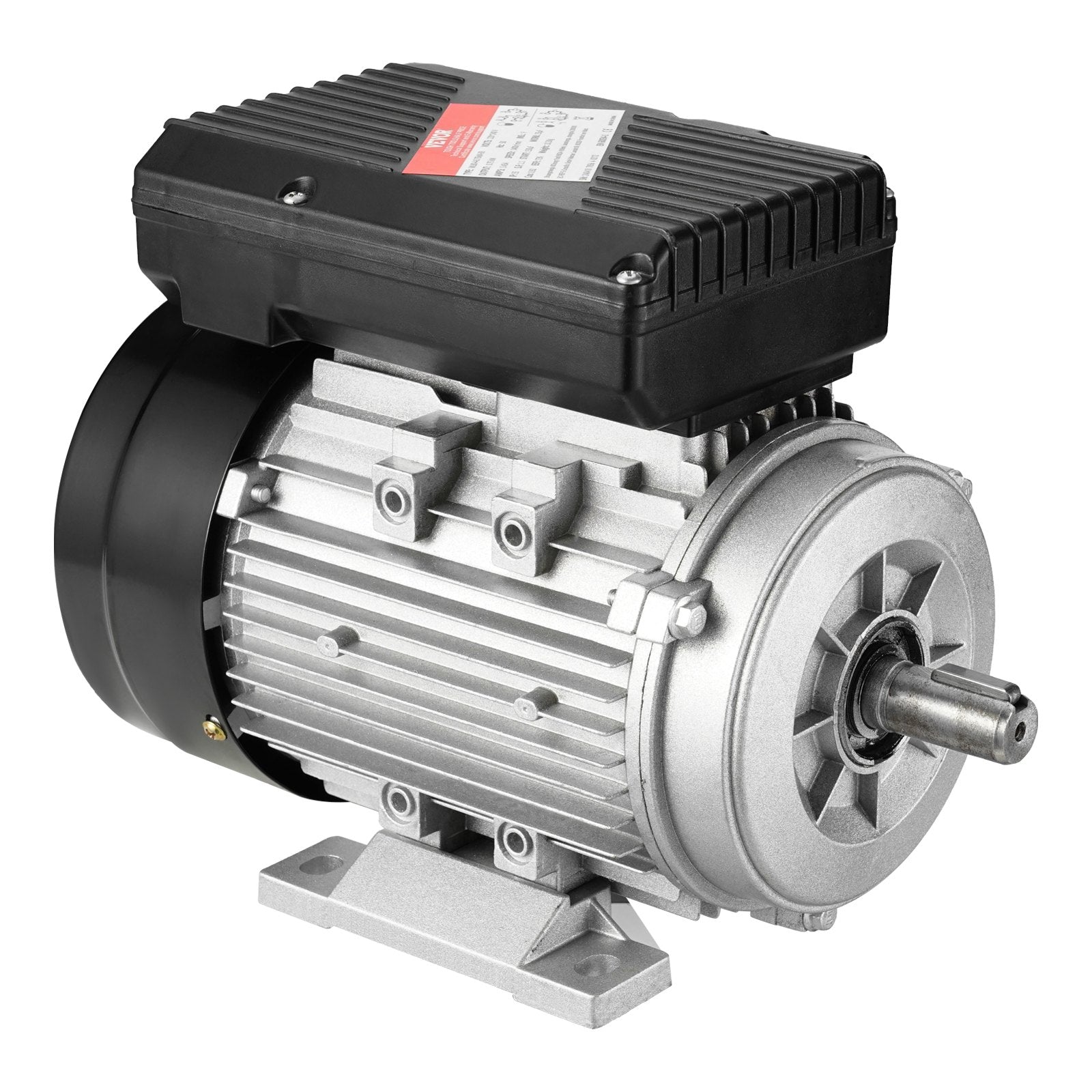 0.75KW Electric Motor 1400 rpm, AC 220~240V 5.45A, 80, B3 Frame, Air Compressor Motor Single Phase, 19mm V952-TYJLIECDJ1406H7Z4V7