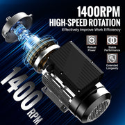 0.75KW Electric Motor 1400 rpm, AC 220~240V 5.45A, 80, B34 Frame, Air Compressor Motor Single Phase, 19mm V952-TYJLIECDJ172IOHFKV7