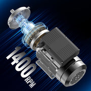1.5KW Electric Motor 1400 rpm, AC 220~240V 9.85A, 90L, B3 Frame, Air Compressor Motor Single Phase, 24mm V952-TYJLIECDJ172RCGCBV7