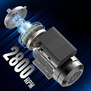 2.2KW Electric Motor 2800 rpm, AC 220~240V 13.8A, 90L, B3 Frame, Air Compressor Motor Single Phase, 24mm V952-TYJLIECDJ2802OQUKV7