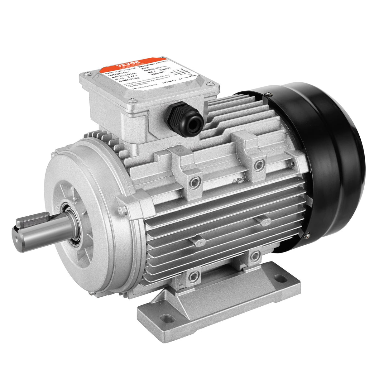 2.2KW Electric Motor 2890 rpm, AC 400V 4.7A, 90L, B3 Frame, Air Compressor Motor 3-Phase, 24mm Keyed Shaft, V952-TYJLIECDJ300ILW2HV8