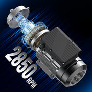 0.75KW Electric Motor 2850 rpm, AC 220~240V 5.15A, 80, B34 Frame, Air Compressor Motor Single Phase, 19mm V952-TYJLIECDJ3452ORHPV7