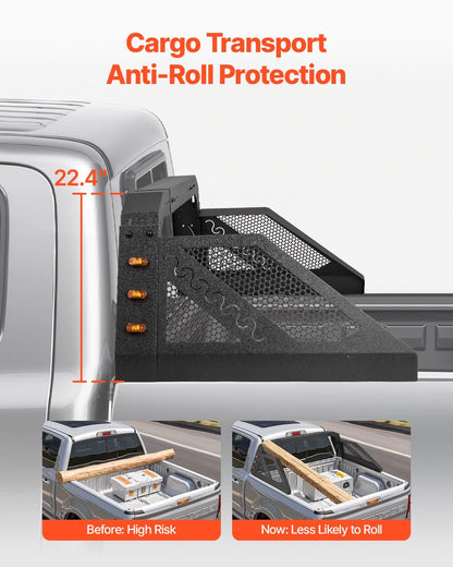 Truck Bed Roll Bar, Universal Pickup Sport Adjustable Bar Chase Rack Compatible with Full-Size Truck, Carbon V952-TYKKCCFGGBDX4A5GRV9