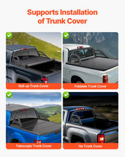 Truck Bed Roll Bar Universal Chase Rack for Full-Size Pickup Carbon Steel V952-TYKKCCFGGBDXY2J8RV0