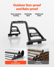 Truck Bed Roll Bar Universal Chase Rack for Full-Size Pickup Carbon Steel V952-TYKKCCFGGBDXY2J8RV0