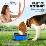 Dog Agility Training Equipment, 5 PCS Set with Adjustable High Hurdles,6 Weave Poles, Tunnel, Jump Ring, V952-TYKMJKCTJJCKQMHUSV0