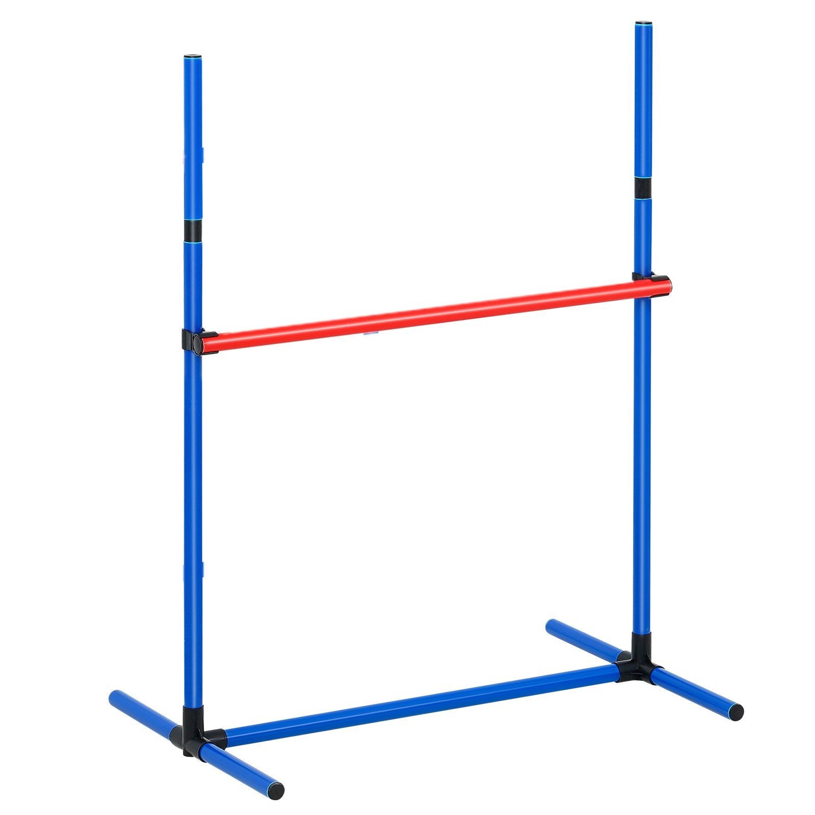 Dog Agility Training Equipment, 5 PCS Set with Adjustable High Hurdles,6 Weave Poles, Tunnel, Jump Ring, V952-TYKMJKCTJJCKQMHUSV0