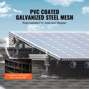 6in x 100ft Solar Panel Bird Guard Critter Guard Roll Kit 100pcs Fasteners V952-TYNDCBBHWTZ60HIVUV0