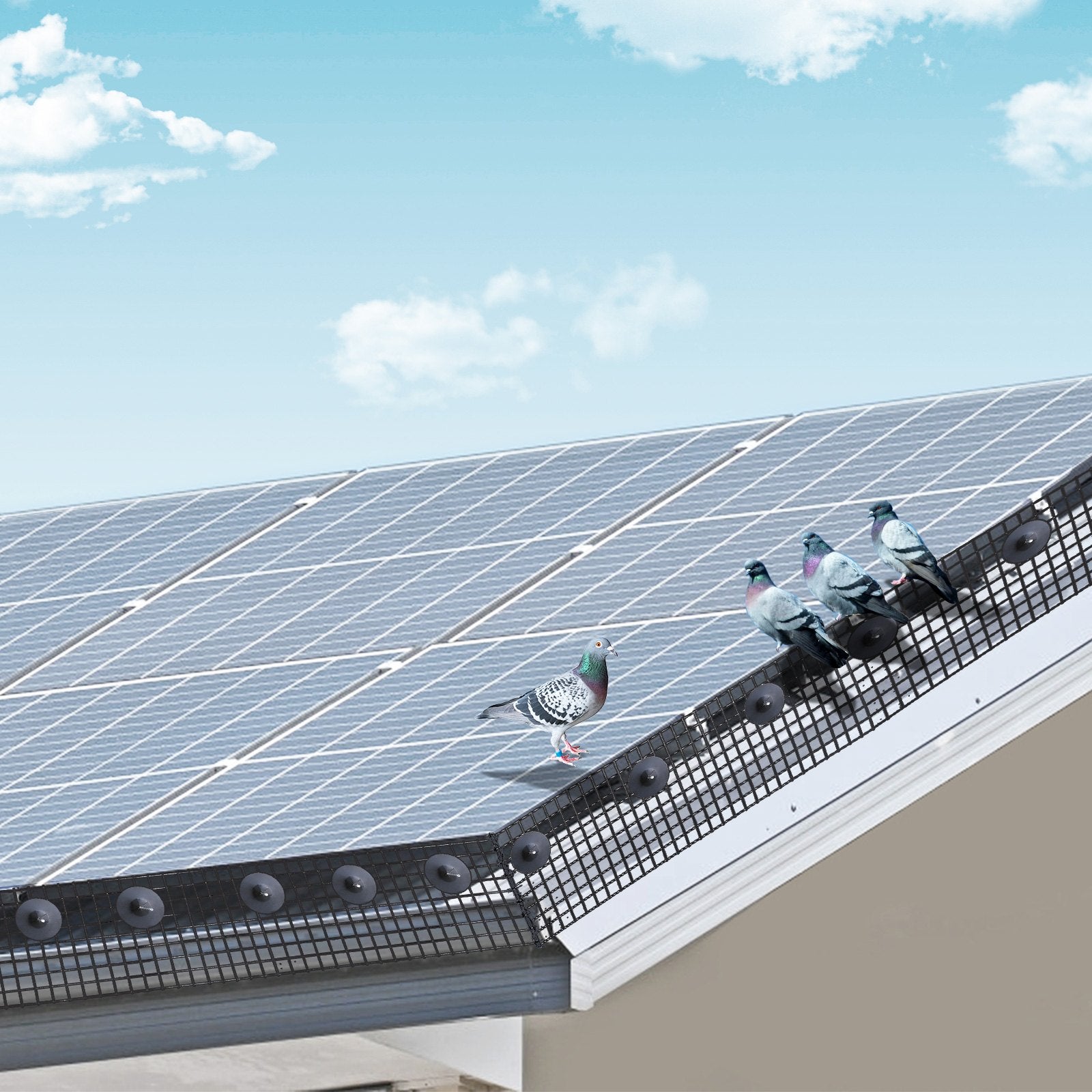 6in x 100ft Solar Panel Bird Guard Critter Guard Roll Kit 100pcs Fasteners V952-TYNDCBBHWTZ60HIVUV0