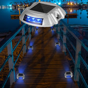 Driveway Lights 16-Pack, Solar Driveway Lights with Switch Button, Solar Deck Lights Waterproof, Wireless V952-TYNDD16JTBU000001V0