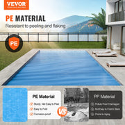 Solar Pool Cover, 24 x 12 ft Rectangle Solar Blanket for Pools, Inground Above Ground Swimming Pool Solar V952-TYNJRYCMJX24BEYSPV0