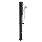 40L Solar Heated Shower, 205cm Showerhead Height Outdoor Shower, with Handheld & Foot Faucet, Hot & Cold V952-TYNLYQHSPVCL8QSDL001V0