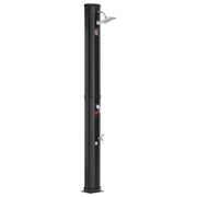 Outdoor Solar Heated Shower, 35L Poolside Shower Kit with Shower Head and Foot Shower Tap, Double Buckle Fast V952-TYNLYQHSPVCLT705AV0
