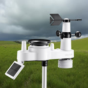 7-in-1 Wi-Fi Weather Station with APP, 190.5 mm VA Display, Wireless Solar Powered Outdoor Sensor, Rain V952-TYNQXZWIFI7586OBK001V3