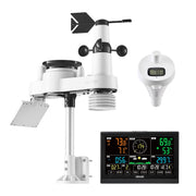 7-in-1 Wi-Fi Weather Station with APP, 190.5 mm Display, Wireless Solar Powered Outdoor Sensor, with Pool V952-TYNQXZWIFI75Q7O2N001V3