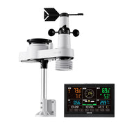 5-in-1 Wireless Weather Station, 190.5 mm VA Display, Solar Powered Outdoor Sensor, Rain Gauge, Indoor V952-TYNQXZWX75AACKCYU001V3