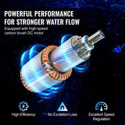 Solar Water Pump, DC 277W Submersible Deep Well Pump, Max Flow 2.1 m3/H, Max Head 83 m, Max Submersion Depth V952-TYNSB260W10GVTKZOV9