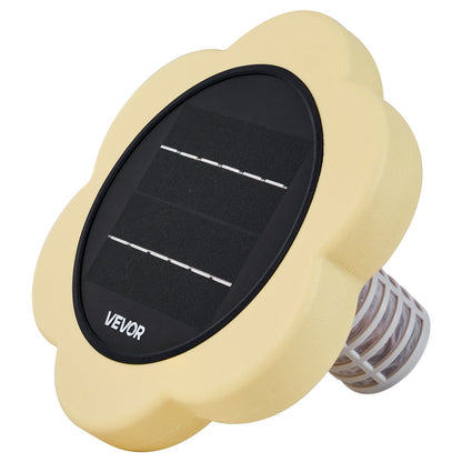 Solar Pool Ionizer, Petal Copper Pool Ionizer Up to 170343 L, Floating Automatic Water Cleaner and Purifier, V952-TYNYCLZFSQDHQ59ZZ001V0