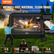 Inflatable Movie Screen, 14 FT Inflatable Projector Screen for Outside with Blower and Carrying Bag, V952-TYPM20CQSCQSN09WYV3