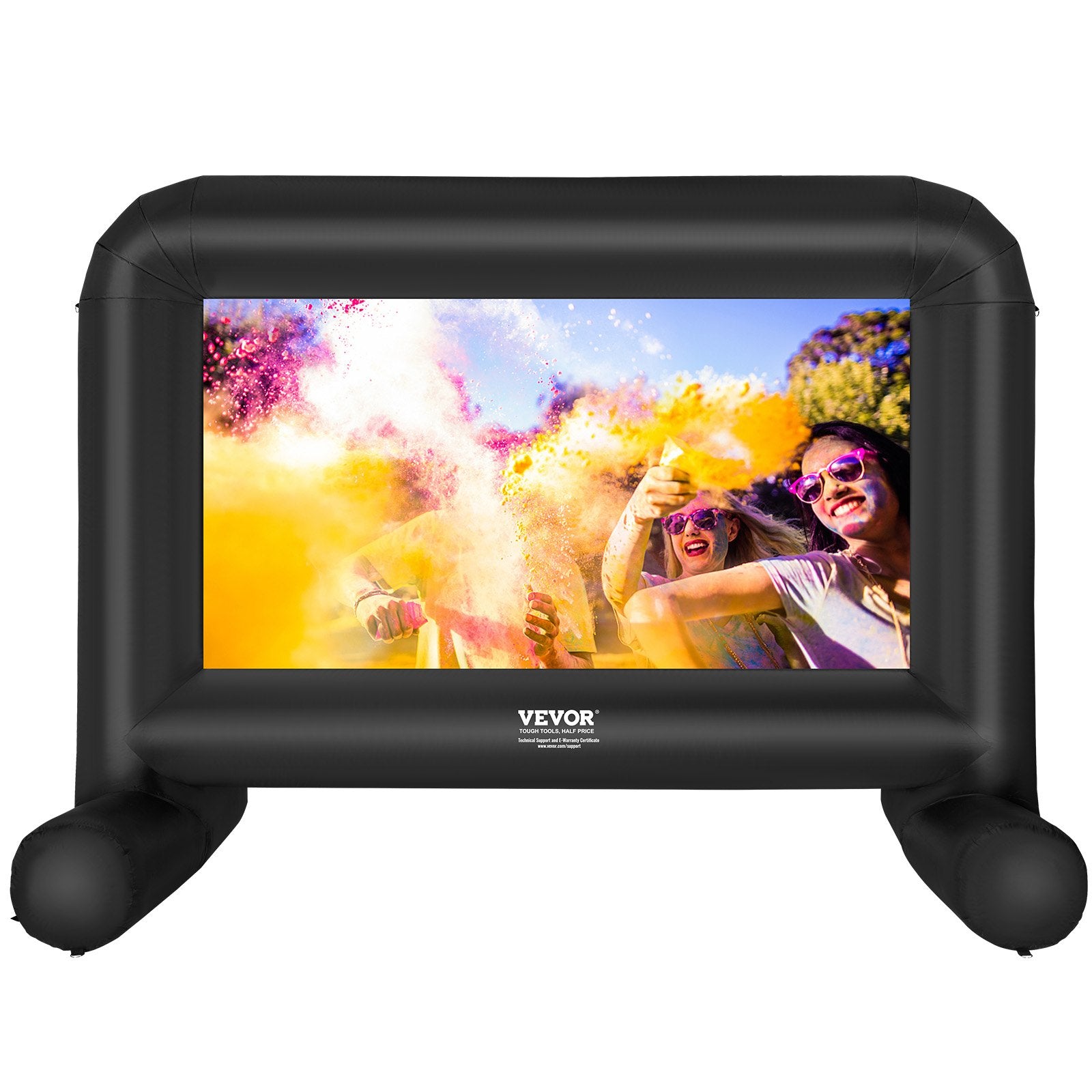 Inflatable Movie Screen, 14 FT Inflatable Projector Screen for Outside with Blower and Carrying Bag, V952-TYPM20CQSCQSN09WYV3