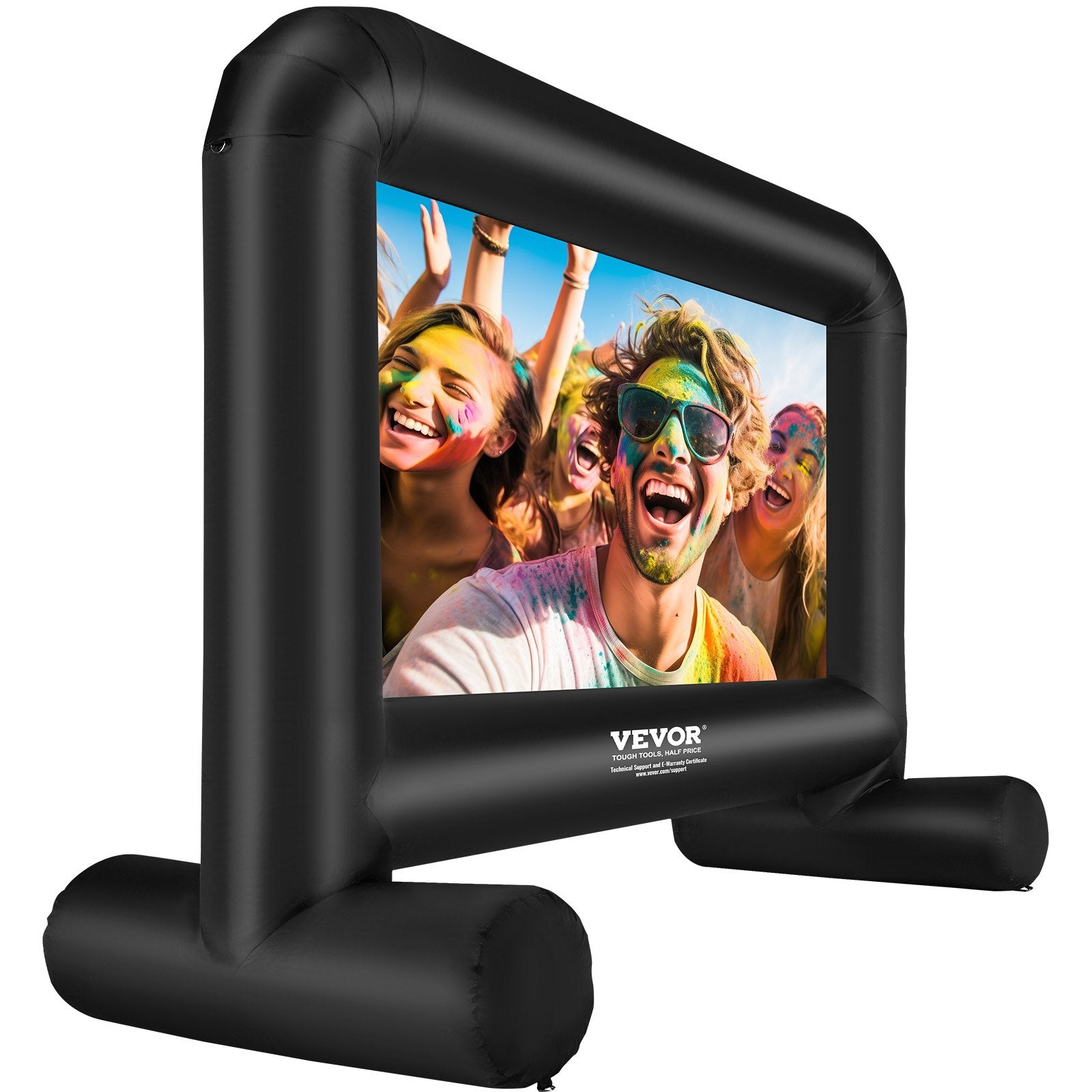 Inflatable Movie Screen, 14 FT Inflatable Projector Screen for Outside with Blower and Carrying Bag, V952-TYPM20CQSCQSN09WYV3