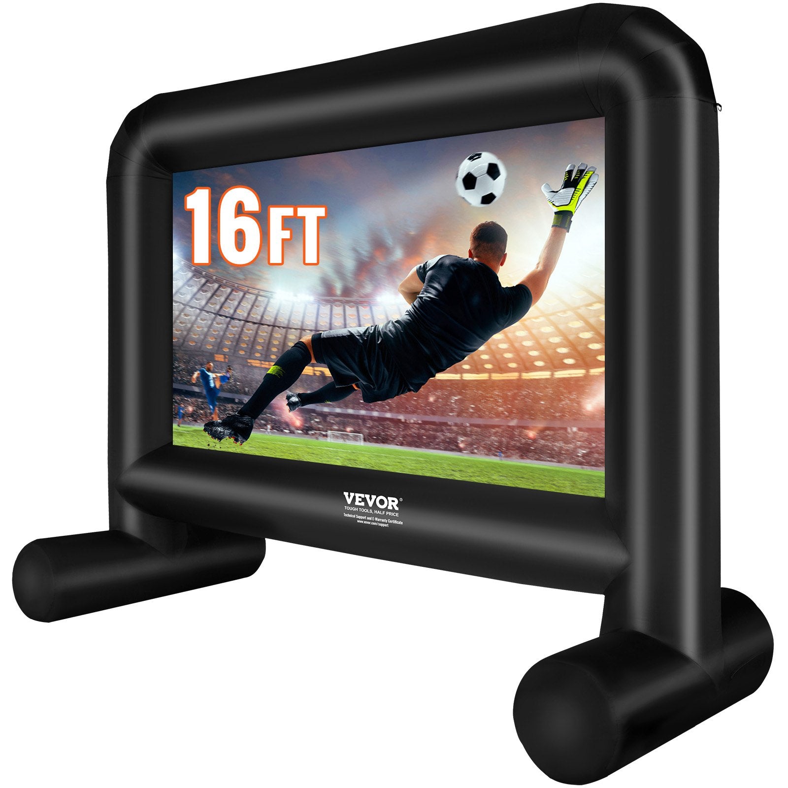 Inflatable Movie Screen, 16 FT Inflatable Projector Screen for Outside with Blower and Carrying Bag, V952-TYPM20CQSCQSRCERLV3
