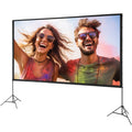 Projector Screen with Stand, 150 inch 16:9 4K 1080 HD Outdoor Movie Screen with Stand, Wrinkle-Free V952-TYPM20ZJSLJ18YCEZV0