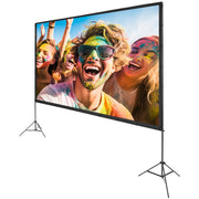 Projector Screen with Stand, 150 inch 16:9 4K 1080 HD Outdoor Movie Screen with Stand, Wrinkle-Free V952-TYPM20ZJSLJ18YCEZV0