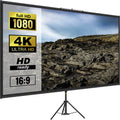 Tripod Projector Screen with Stand 80 inch 16:9 4K HD Projection Screen Stand Wrinkle-Free Height Adjustable V952-TYPMDZCY80169V6FXV0