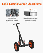 Trailer Dolly, 1000lbs Tongue Weight Capacity, Carbon Steel Trailer Mover with 2 inch Ball, 14 inch Pneumatic V952-TYSDQYC1000BJMKIYV0