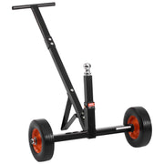Trailer Dolly, 600lbs Tongue Weight Capacity, Carbon Steel Trailer Mover with 1-7/8 in Hitch Ball and 10 in V952-TYSDQYC600BHGRGNOV0