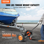 Adjustable Trailer Dolly, 1000lbs Tongue Weight Capacity, Carbon Steel Trailer Mover with 19''-26'' V952-TYSDQYCB10003IOSUV0