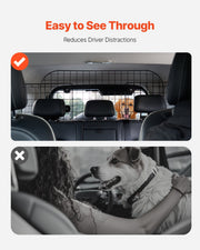 Dog Car Barrier, 96.5-168.5cm Adjustable Car Divider for Trunk Cargo Area, Universal-Fit Back Seat Heavy-Duty V952-TYTYHPTZJSCWHSP7AV0