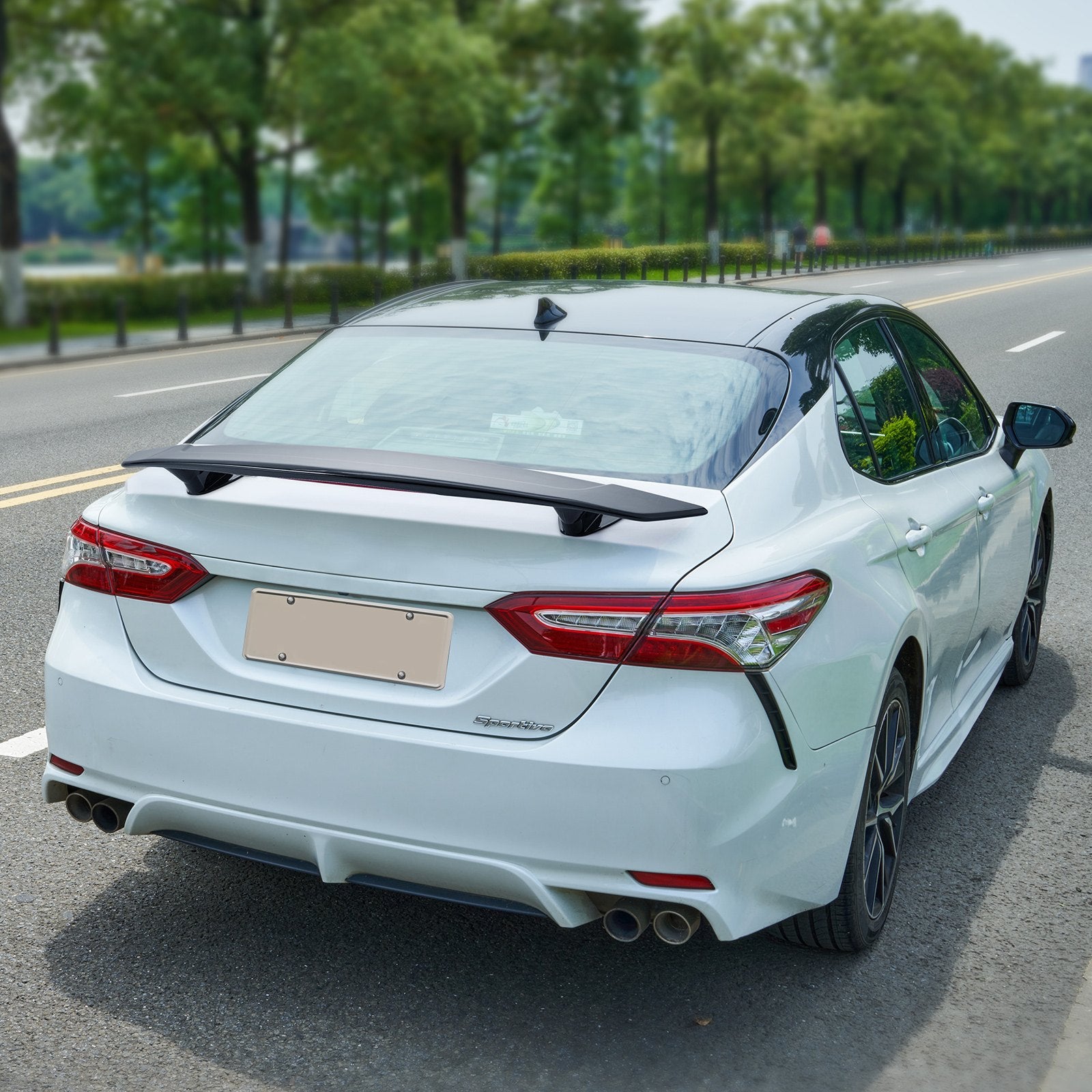 Universal Rear Spoiler 46.3'' GT Style Trunk Wing for Sedans and Coupes V952-TYXWYABS46INXC430V0