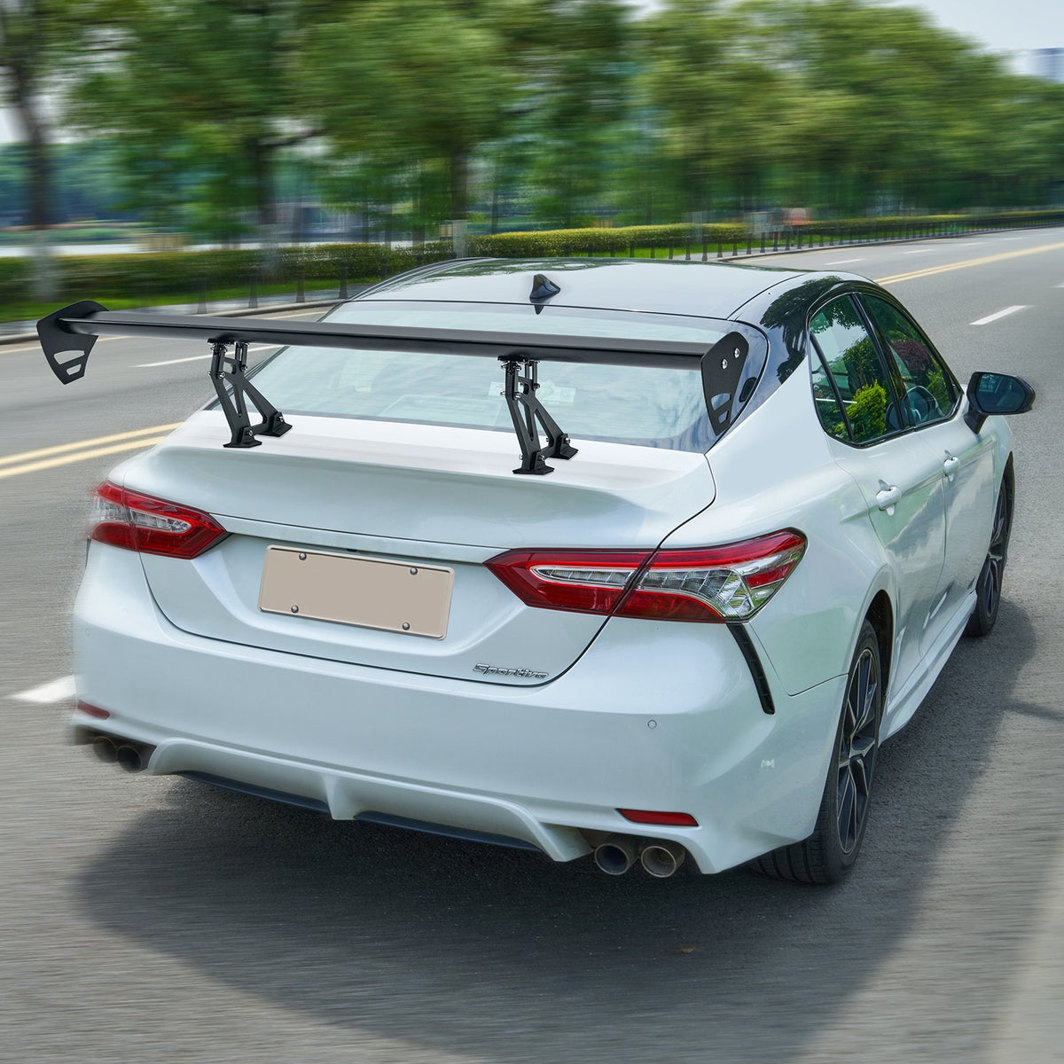 Universal Rear Spoiler GT Style Adjustable Trunk Wing Car Racing 43.3'' V952-TYXWYLHJLHJD8ZQ27V0