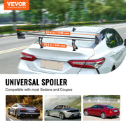 GT Wing Car Spoiler, 53.1 inch Universal Spoiler with Double Deck, Adjustable Lightweight Aluminum, Car Rear V952-TYXWYLHJLHJSC6ITCV0