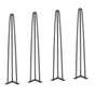 Hairpin Table Legs 0.7M, Set of 4 Desk Legs 408.2KG Load Capacity, Hairpin Desk Legs 3 Rods for Desk Chairs V952-TZ3YGZTHSTGS942SZV0