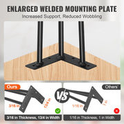 Hairpin Table Legs 0.7M, Set of 4 Desk Legs 408.2KG Load Capacity, Hairpin Desk Legs 3 Rods for Desk Chairs V952-TZ3YGZTHSTGS942SZV0