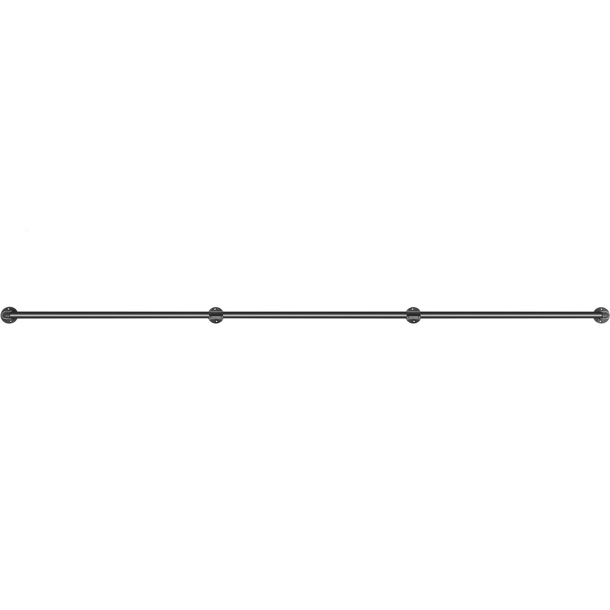 Pipe Stair Handrail, 11FT Staircase Handrail, 440LBS Load Capacity Carbon Steel Pipe Handrail, Industrial V952-TZBGSLTFSGY11V3QFV0