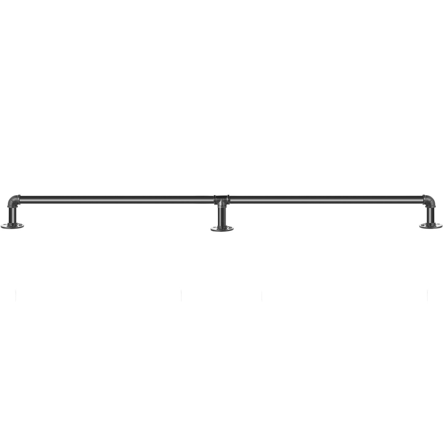 Pipe Stair Handrail Staircase Handrail 4 FT Carbon Steel for Wall Mount V952-TZBGSLTFSGYG4DWRPV0
