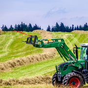 49" Hay Spear, Bale Spears 726kg Loading Capacity, Skid Steer Loader Tractor Attachment with 2pcs 17.5" V952-TZCZS12ZHZ491U79BV0