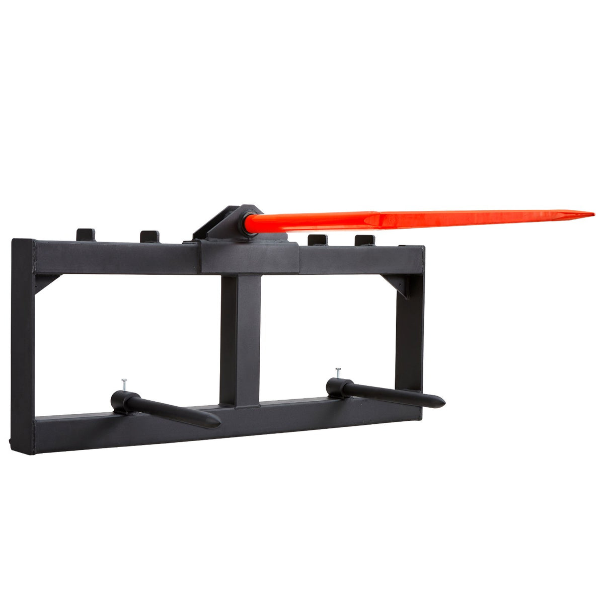 49" Hay Spear, Bale Spears 726kg Loading Capacity, Skid Steer Loader Tractor Attachment with 2pcs 17.5" V952-TZCZS12ZHZ491U79BV0