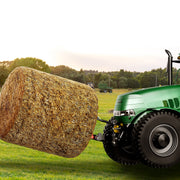 49" Hay Spear, Bale Spears 726kg Loading Capacity, Three-Point Hitch Tractor Attachment with 2pcs 17.5" V952-TZCZS49INCHSCWHSBV0