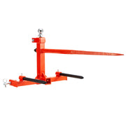 49" Hay Spear, Bale Spears 726kg Loading Capacity, Three-Point Hitch Tractor Attachment with 2pcs 17.5" V952-TZCZS49INCHSCWHSBV0