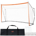 Portable Soccer Goal, 12x6 ft Adults Kids Backyard Soccer Net, Large Practice Soccer Net, Steel Fiberglass V952-TZDZBXZQMTZDPFS0RV0