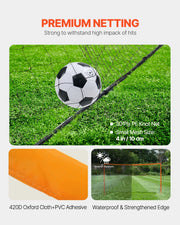 Portable Soccer Goal, 12x6 ft Adults Kids Backyard Soccer Net, Large Practice Soccer Net, Steel Fiberglass V952-TZDZBXZQMTZDPFS0RV0