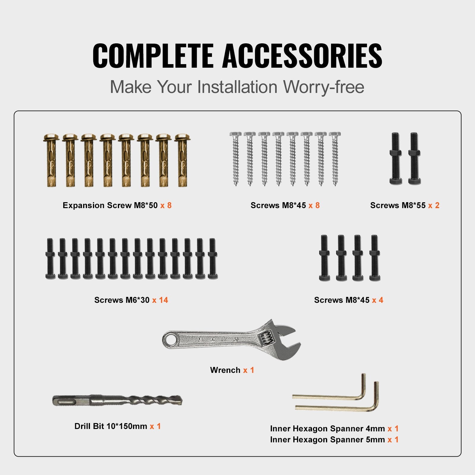 Iron Handrail Stair Railing Hand Rail Kit 1-4 Steps Outdoor Black w/ Bars V952-TZFGZXSLZFSD4JWFNV0