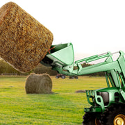 39" Hay Spear, Bale Spears 726kg Loading Capacity, Skid Steer Loader Tractor Bucket Attachment with 2pcs V952-TZSPS12ZHZ3981A68V0
