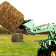 49" Hay Spear, Bale Spears 1360kg Loading Capacity, Skid Steer Loader Tractor Bucket Attachment with 2pcs V952-TZSPS2ZZ49IN3X7CBV0