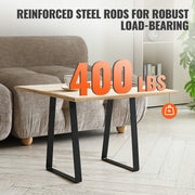 406.4MM Trapezoid Steel Table Legs, Replacement Furniture Legs Set of 2 for DIY Coffee Tables, Modern Desks, V952-TZTXFGZTHSGT4FXJ0V0